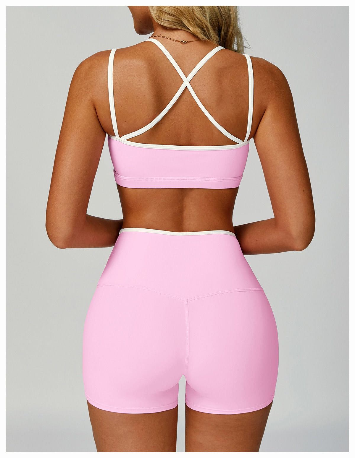 High-Waist Gym Shorts – Active Streetwear - Aura Linen