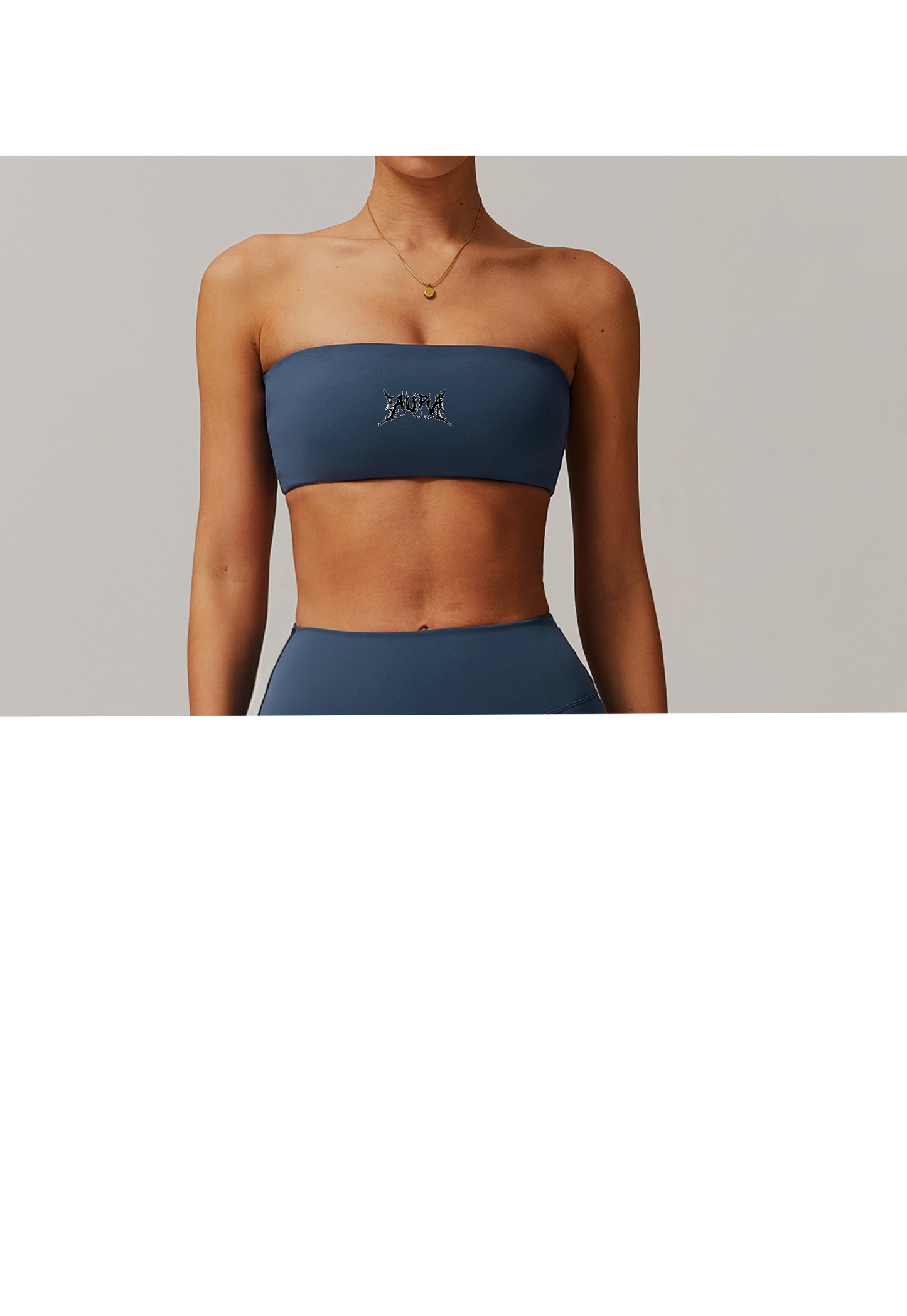 Aura Women’s Bandeau Sports Bra – Strapless Active Top - Aura Linen