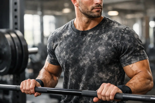 Acid Wash Gym Shirt Style That Hits Hard