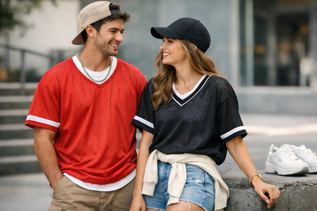 How to Style Mesh Jerseys Casually