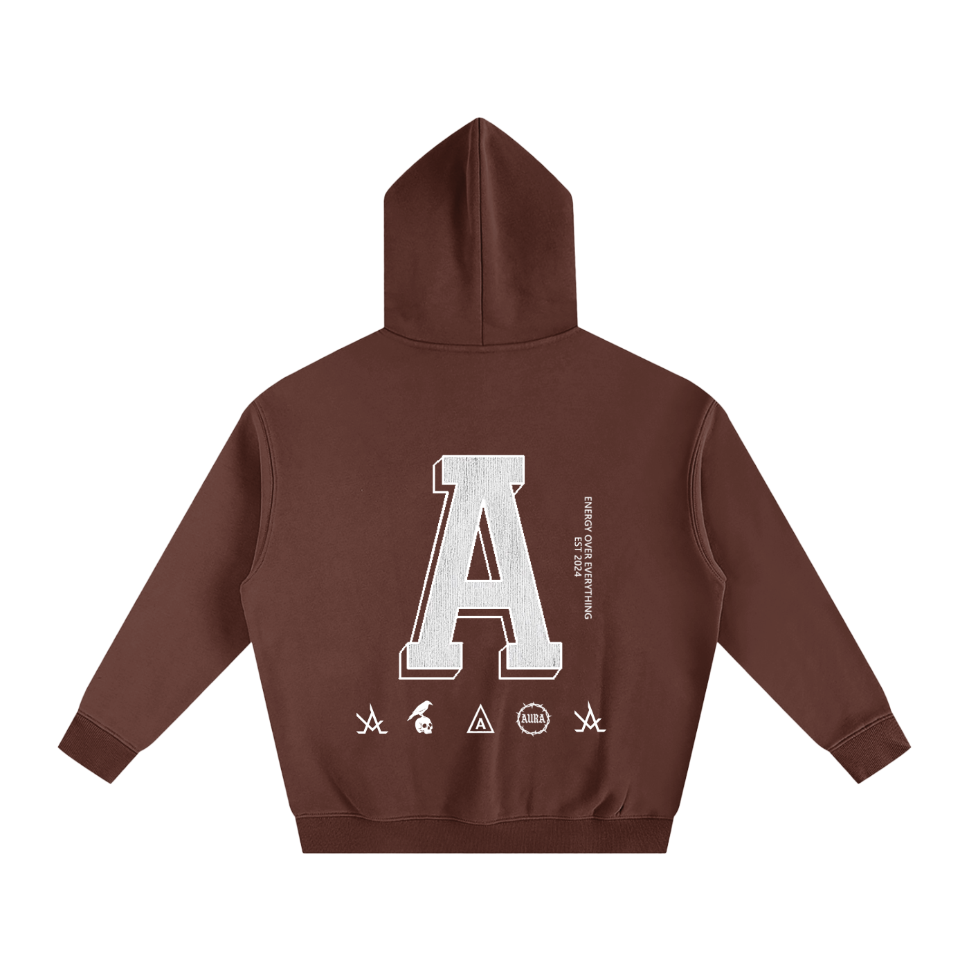 Aura Oversized Fleeced Hoodie – Heavyweight Streetwear Pullover for Men & Women, Gym & Casual Wear - Aura Linen