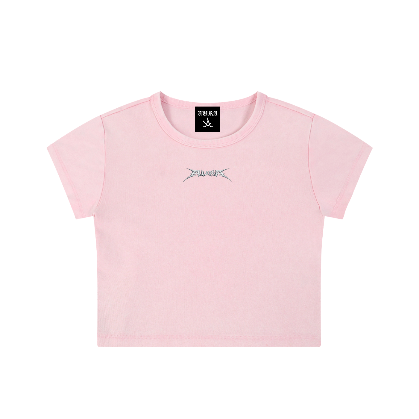 Snow Washed Crop Top - Aura Linen
