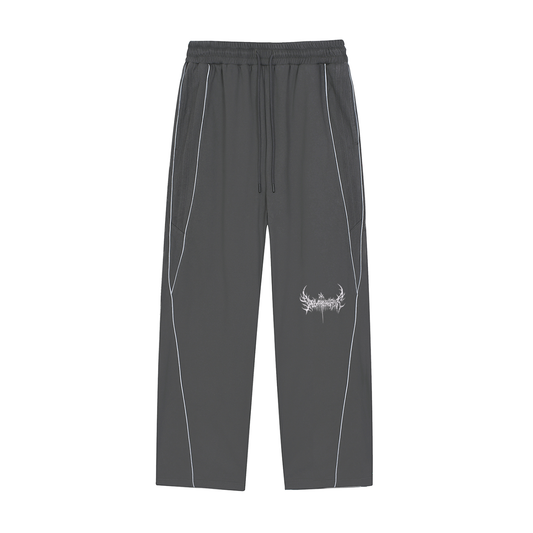 Reflection Striped Straight-Leg Sweatpants - Aura Linen