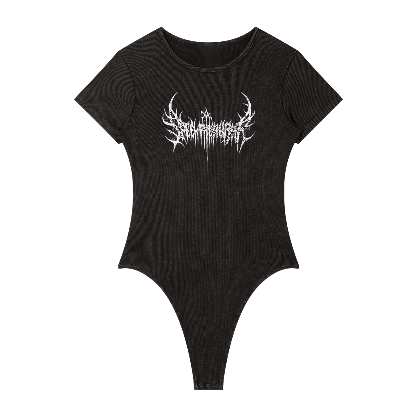 Women's Mineral Wash Crewneck Bodysuit - Aura Linen