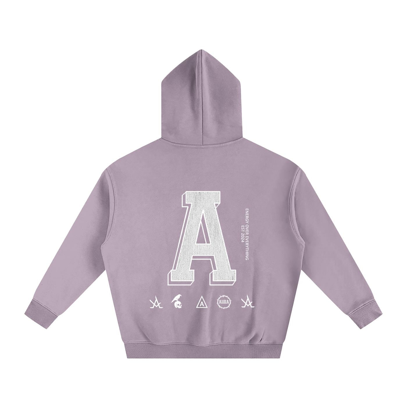 Aura Oversized Fleeced Hoodie – Heavyweight Streetwear Pullover for Men & Women, Gym & Casual Wear - Aura Linen
