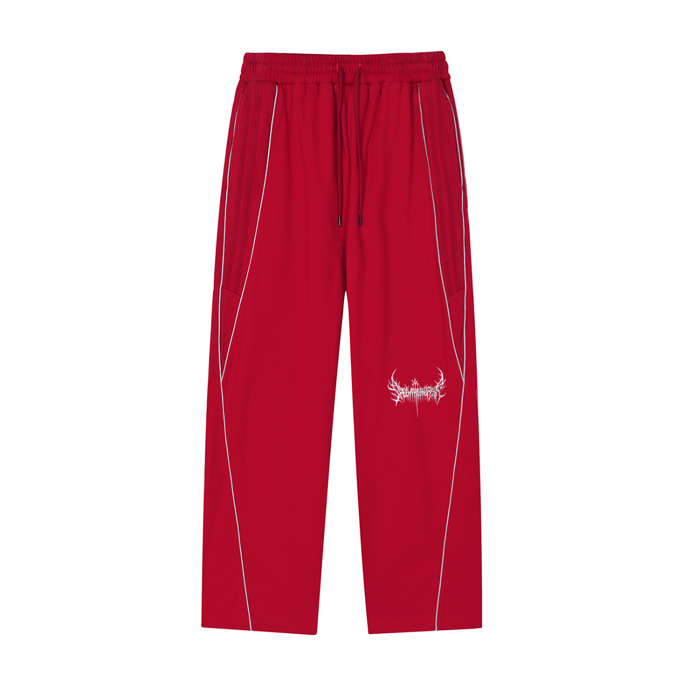 Reflection Striped Straight-Leg Sweatpants - Aura Linen