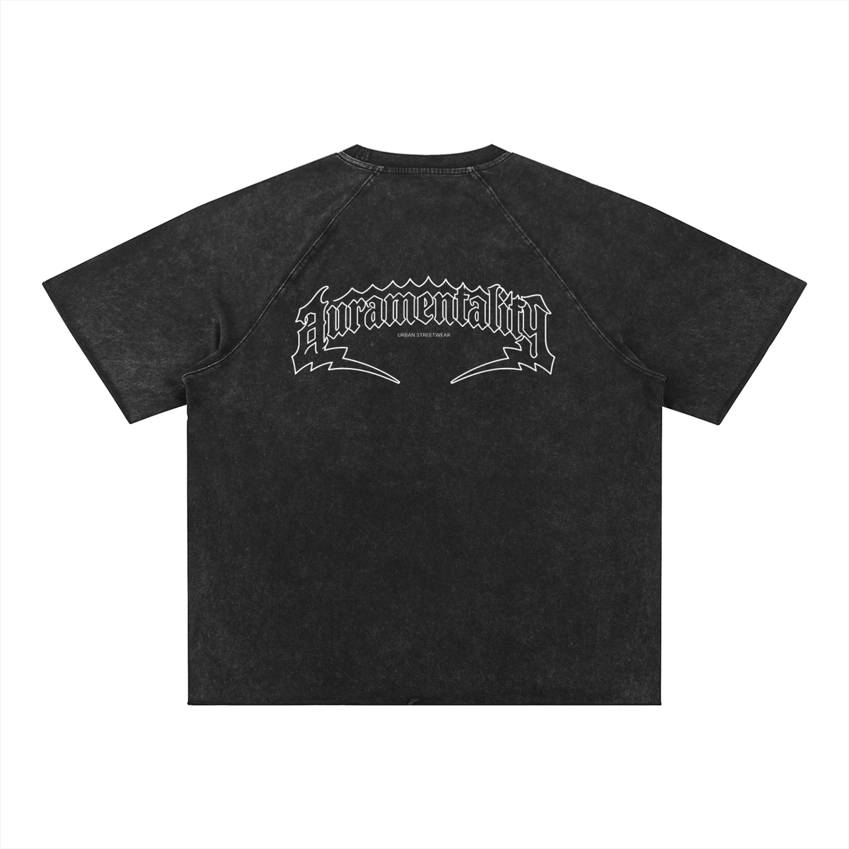 Unisex Mineral Wash Raw Edge T-Shirt