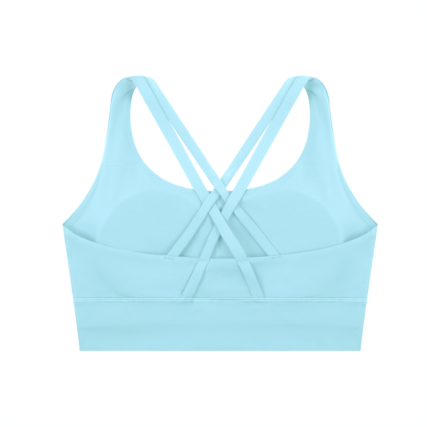 Strappy Criss-Cross Sports Bra - Aura Linen