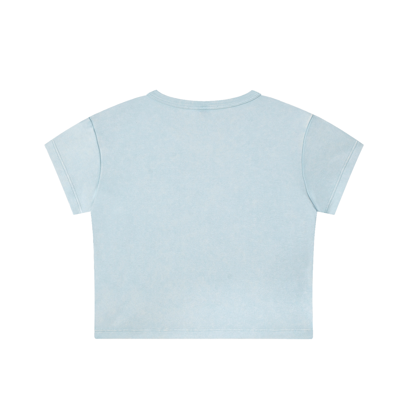 Snow Washed Crop Top - Aura Linen