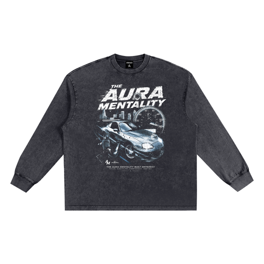 Snow Washed Frayed Edge T-Shirt