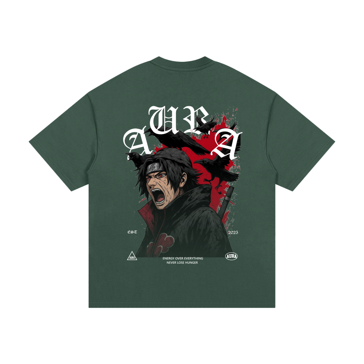 Aura Anime Essential Heavyweight Cotton T-Shirt – Premium Streetwear Tee for Men and Women - Aura Linen