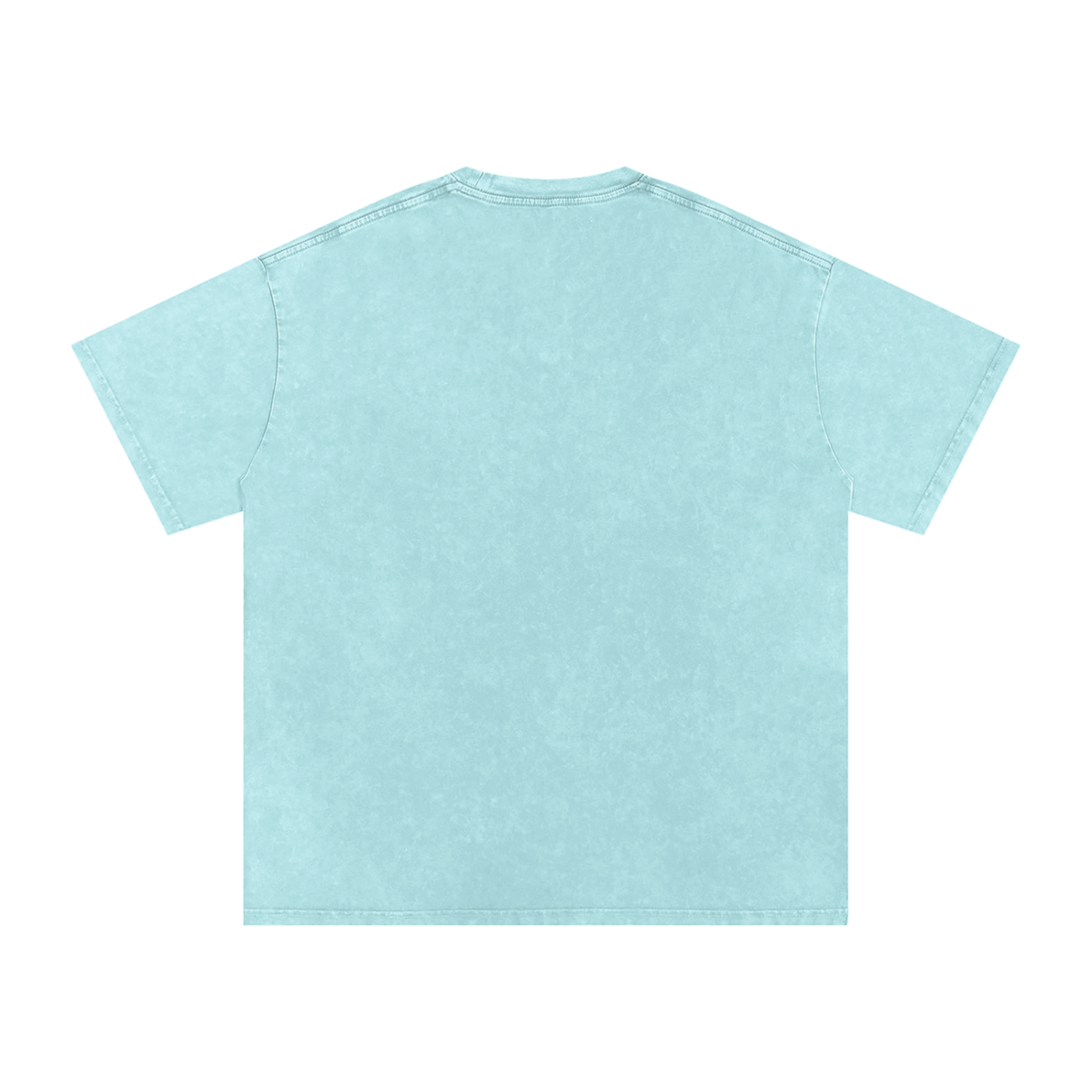 Snow Washed Oversized Cotton T-Shirt - Aura Linen