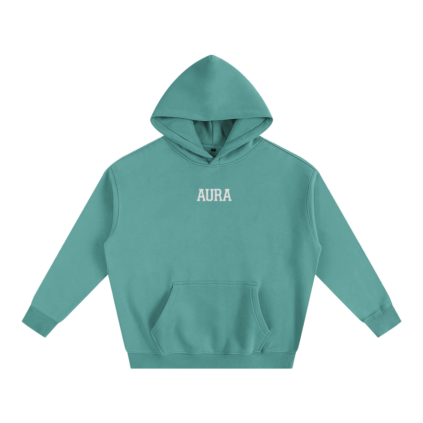Aura Oversized Fleeced Hoodie – Heavyweight Streetwear Pullover for Men & Women, Gym & Casual Wear - Aura Linen