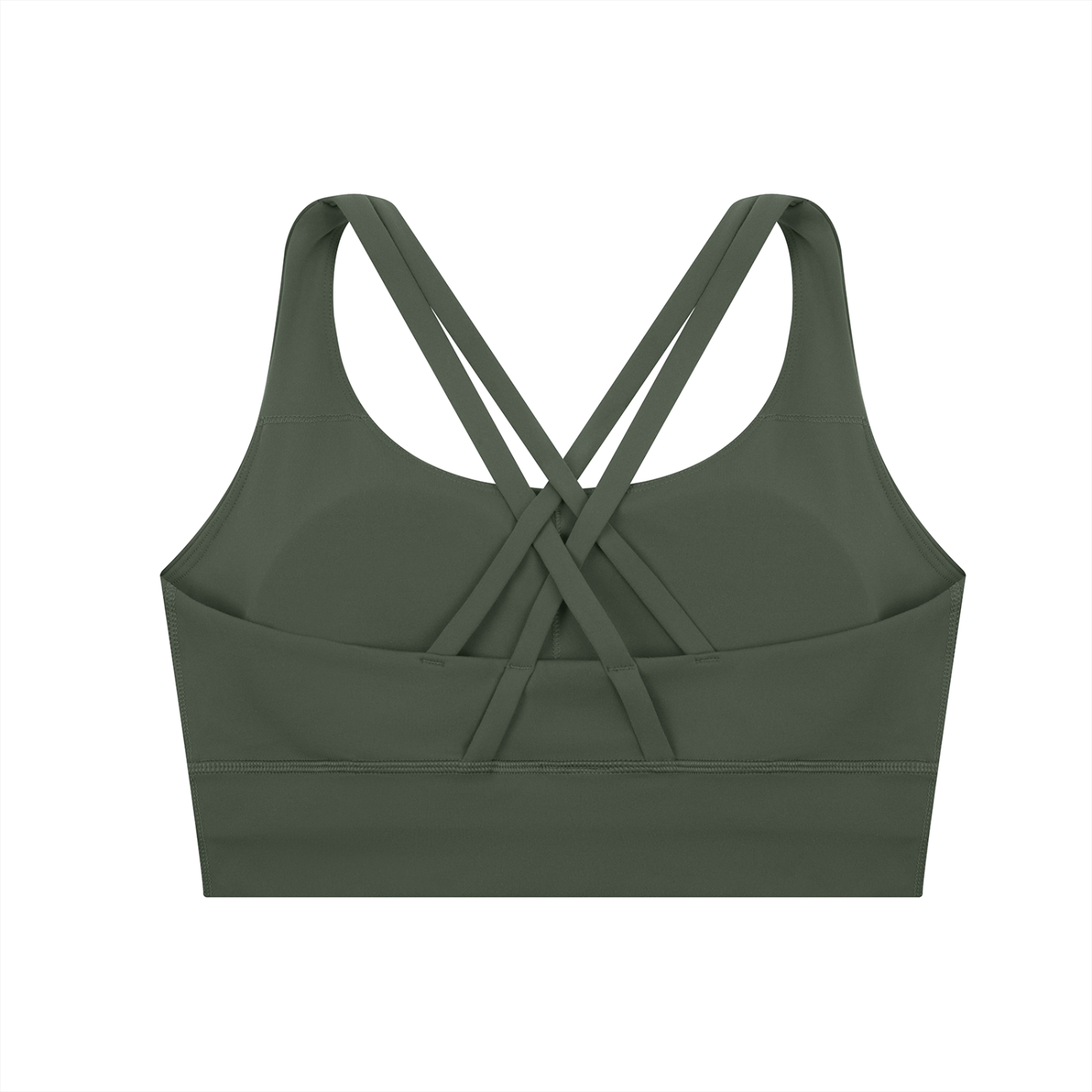 Strappy Criss-Cross Sports Bra - Aura Linen
