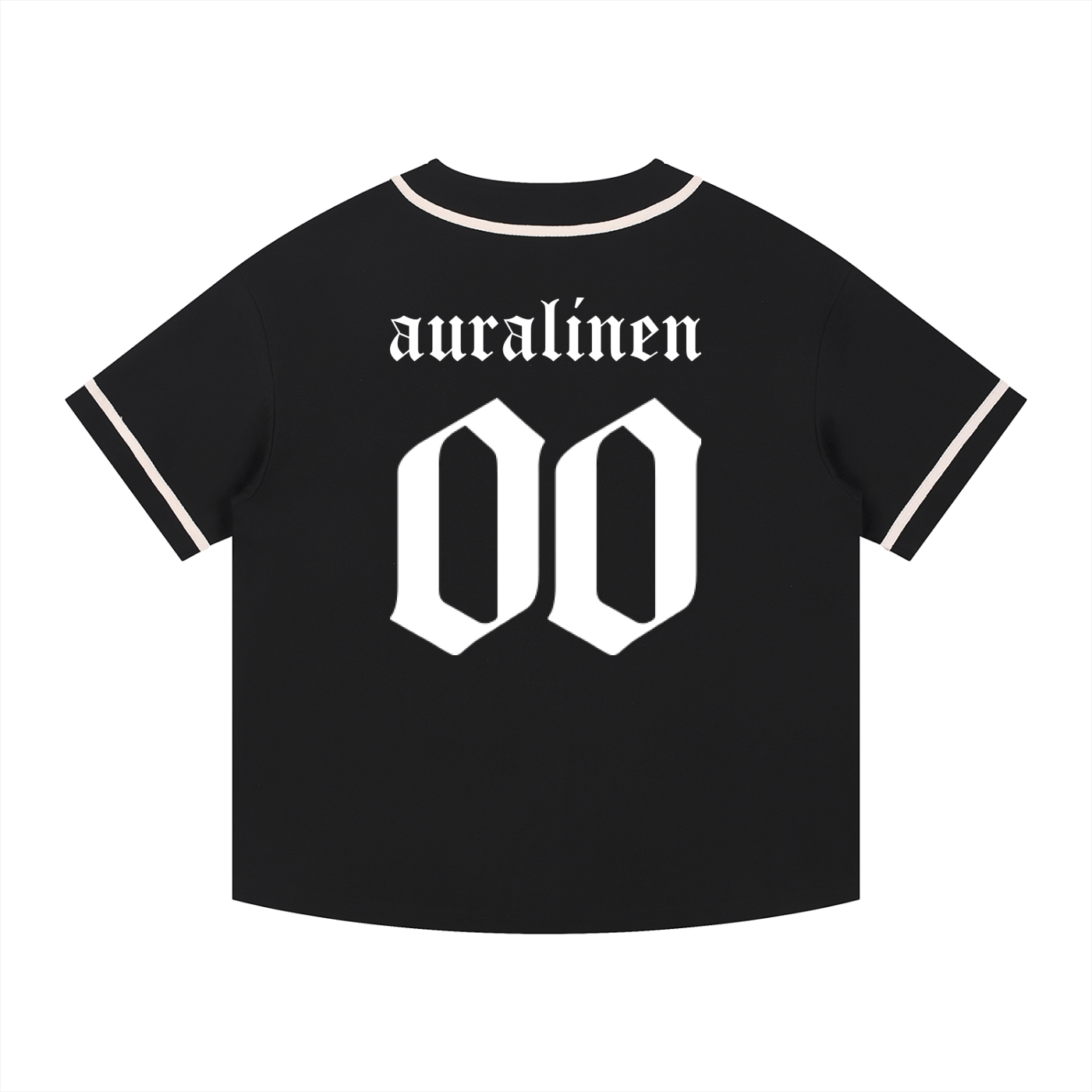 Aura Baseball Jersey – Street Style Button-Up Top for Men and Women