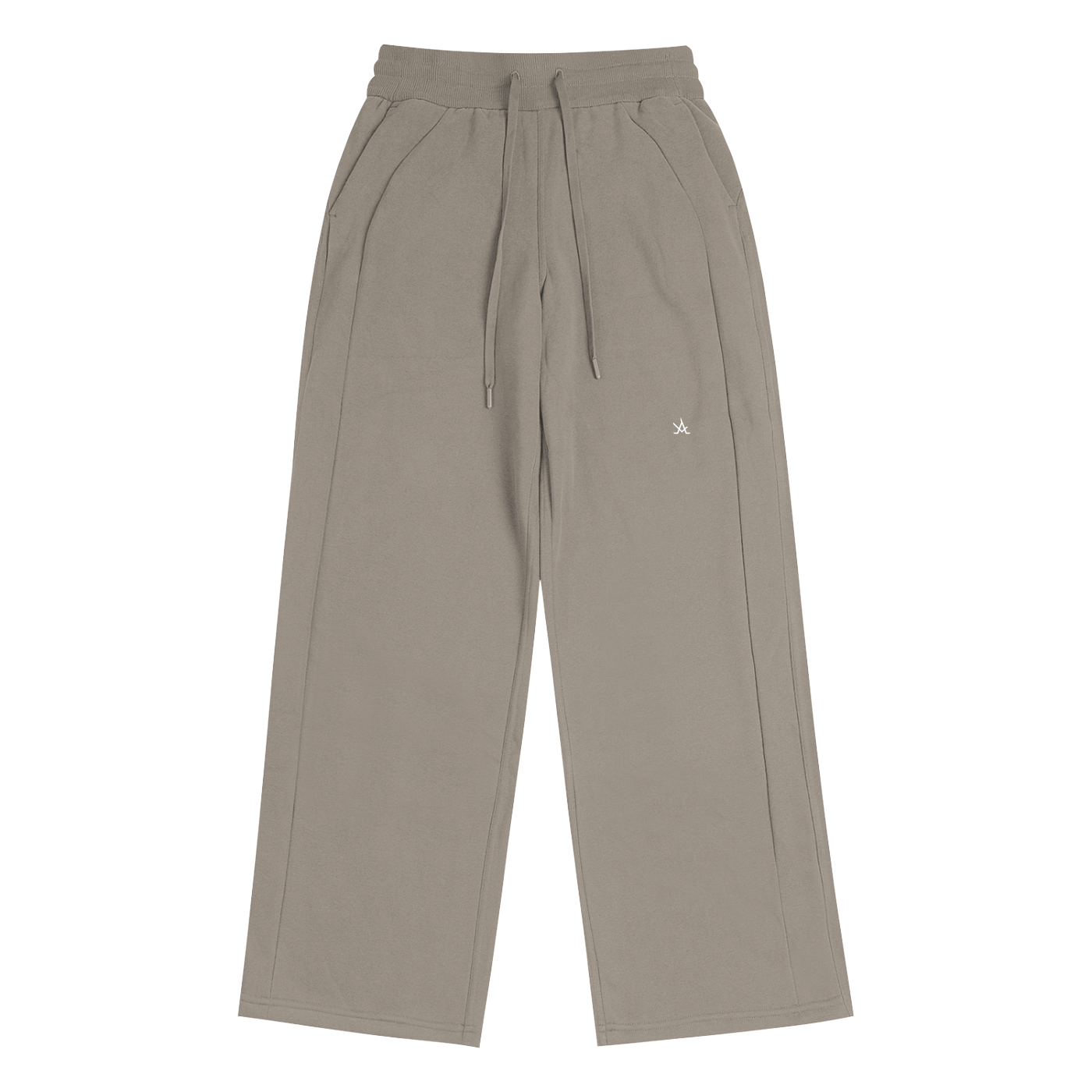 Aura Straight-Leg Pants – Minimal Relaxed Fit Street Bottoms for Everyday Wear - Aura Linen