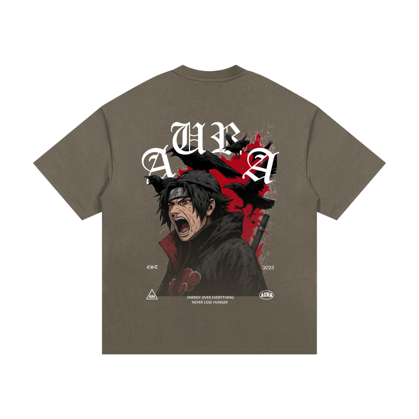 Aura Anime Essential Heavyweight Cotton T-Shirt – Premium Streetwear Tee for Men and Women - Aura Linen