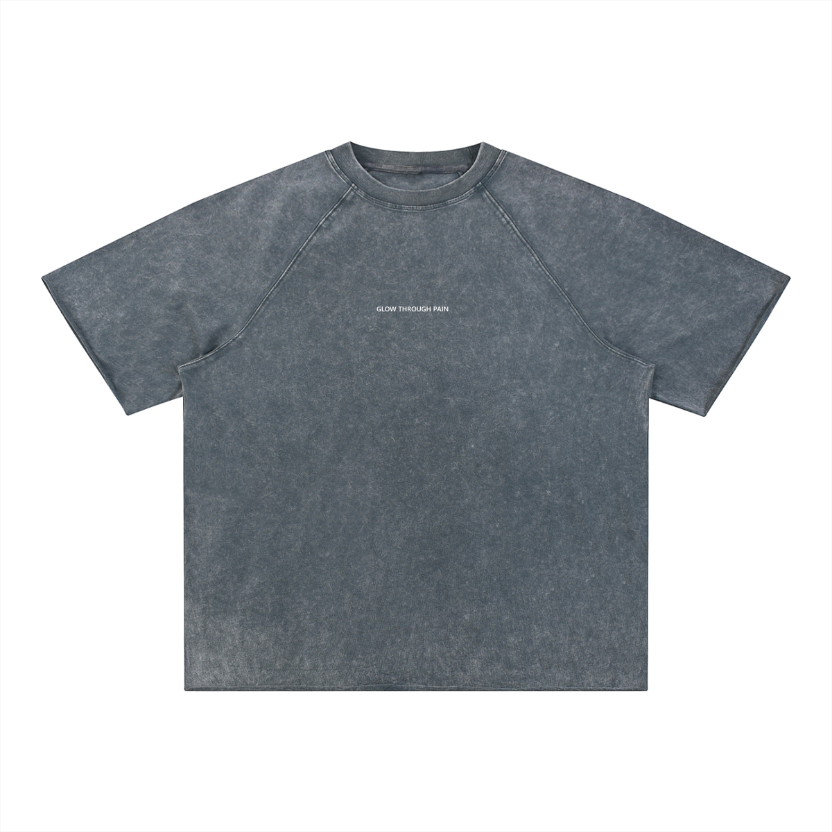 Unisex Mineral Wash Raw Edge T-Shirt