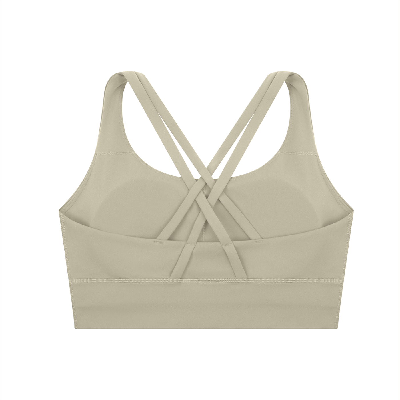 Strappy Criss-Cross Sports Bra - Aura Linen