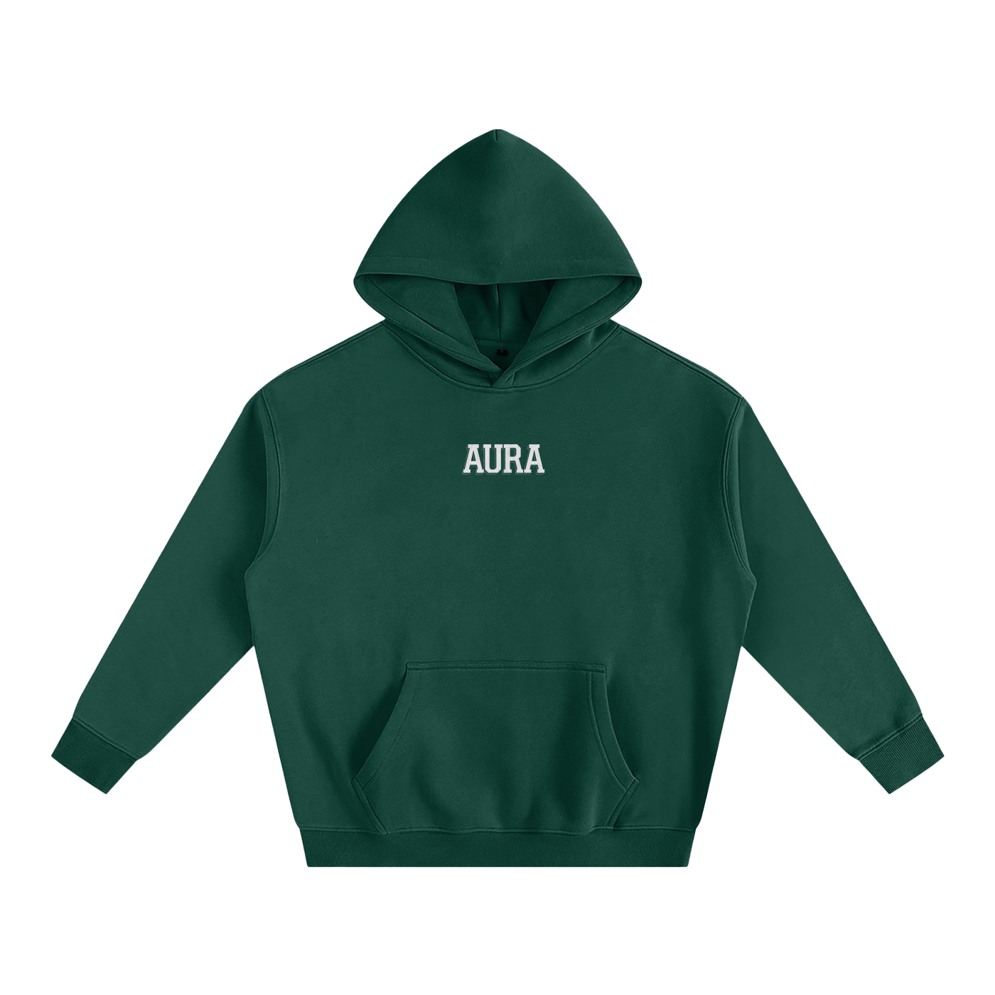 Aura Oversized Fleeced Hoodie – Heavyweight Streetwear Pullover for Men & Women, Gym & Casual Wear - Aura Linen