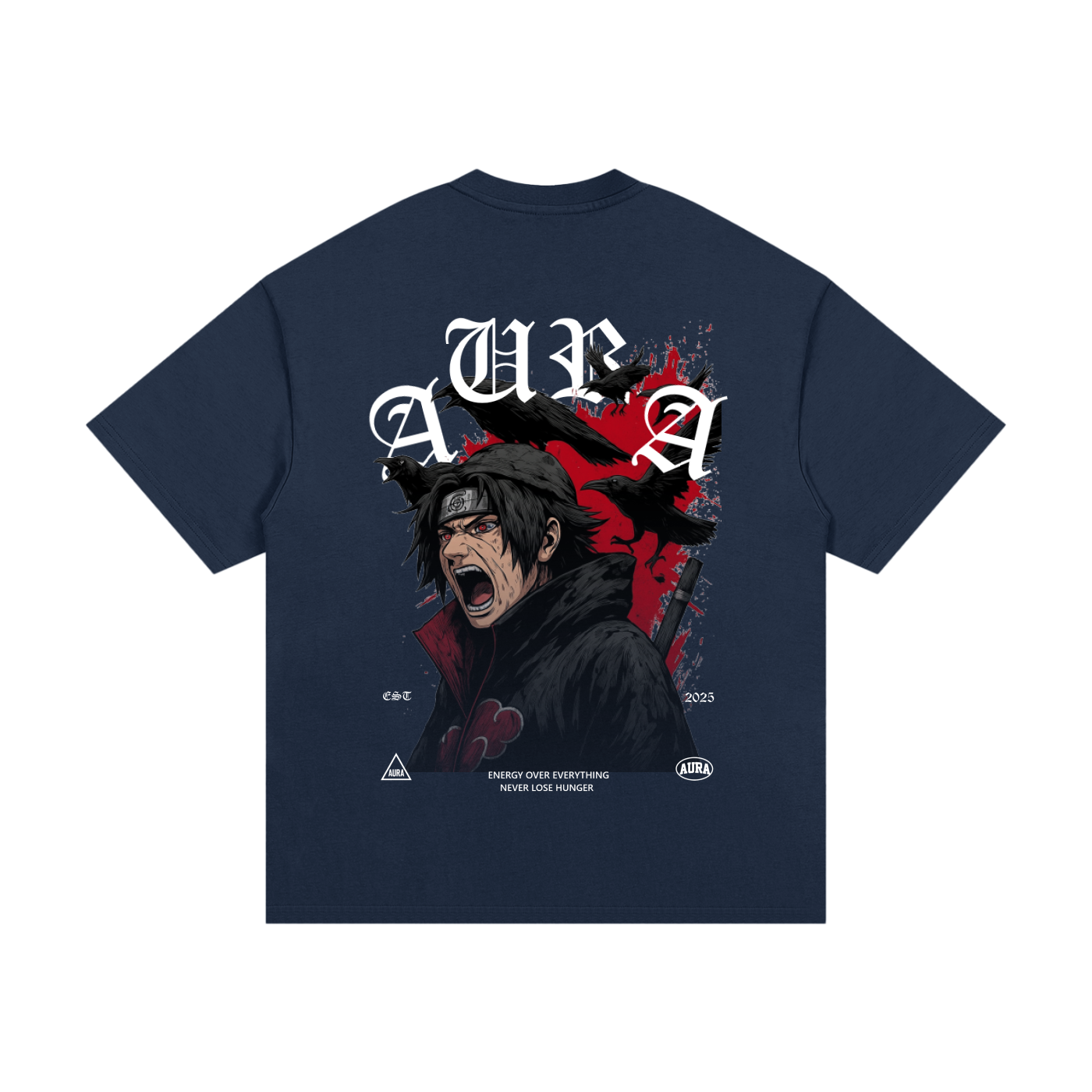 Aura Anime Essential Heavyweight Cotton T-Shirt – Premium Streetwear Tee for Men and Women - Aura Linen