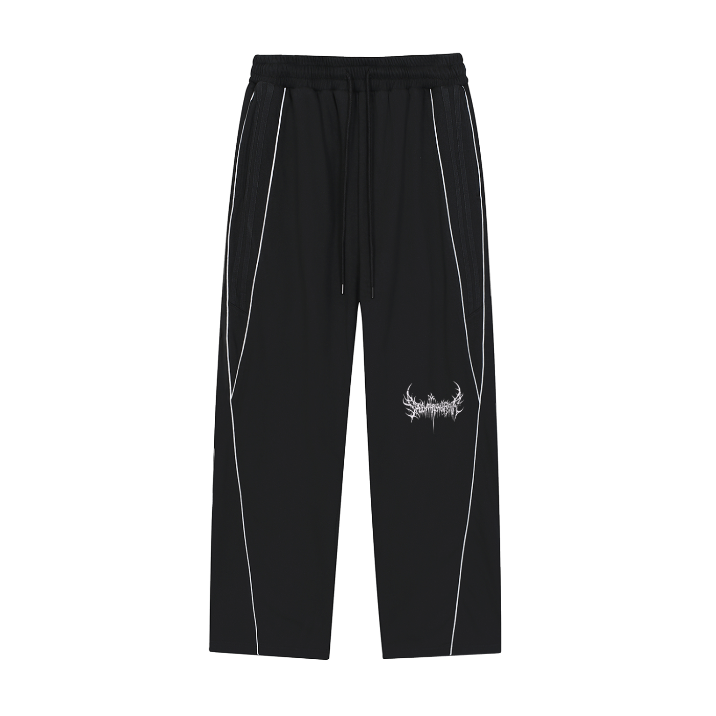 Reflection Striped Straight-Leg Sweatpants - Aura Linen