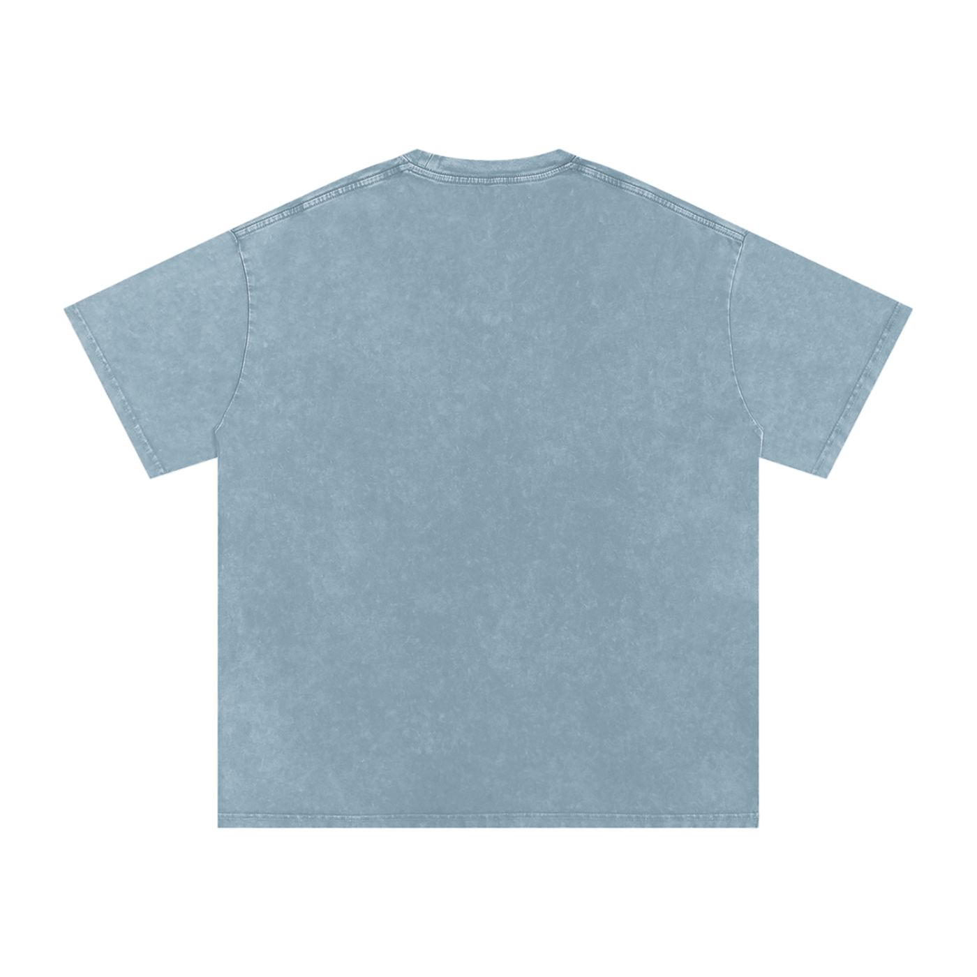 Snow Washed Oversized Cotton T-Shirt - Aura Linen