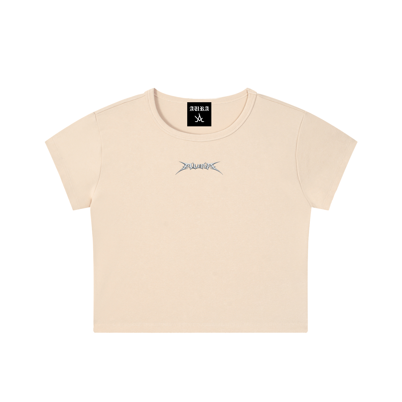 Snow Washed Crop Top - Aura Linen