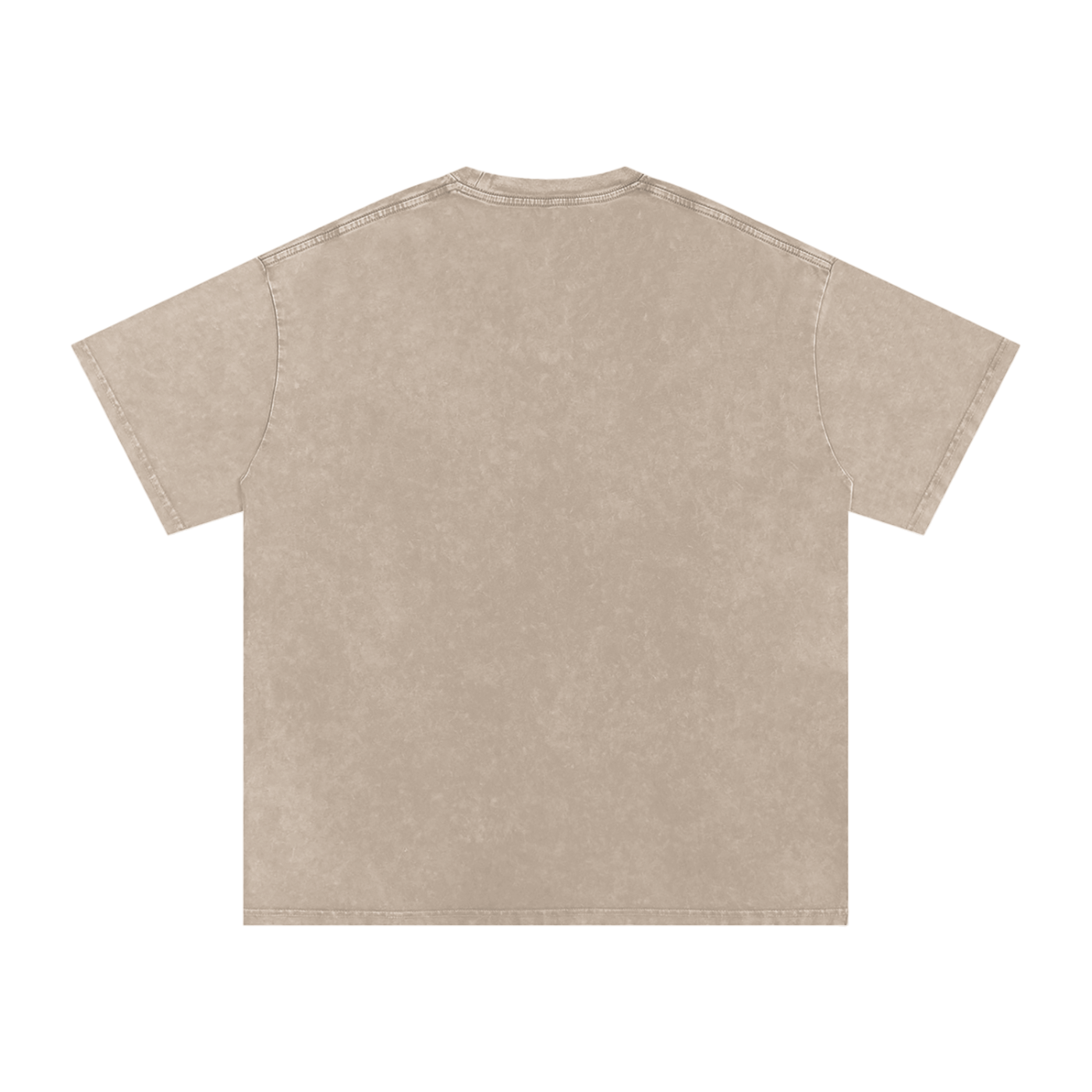 Snow Washed Oversized Cotton T-Shirt - Aura Linen