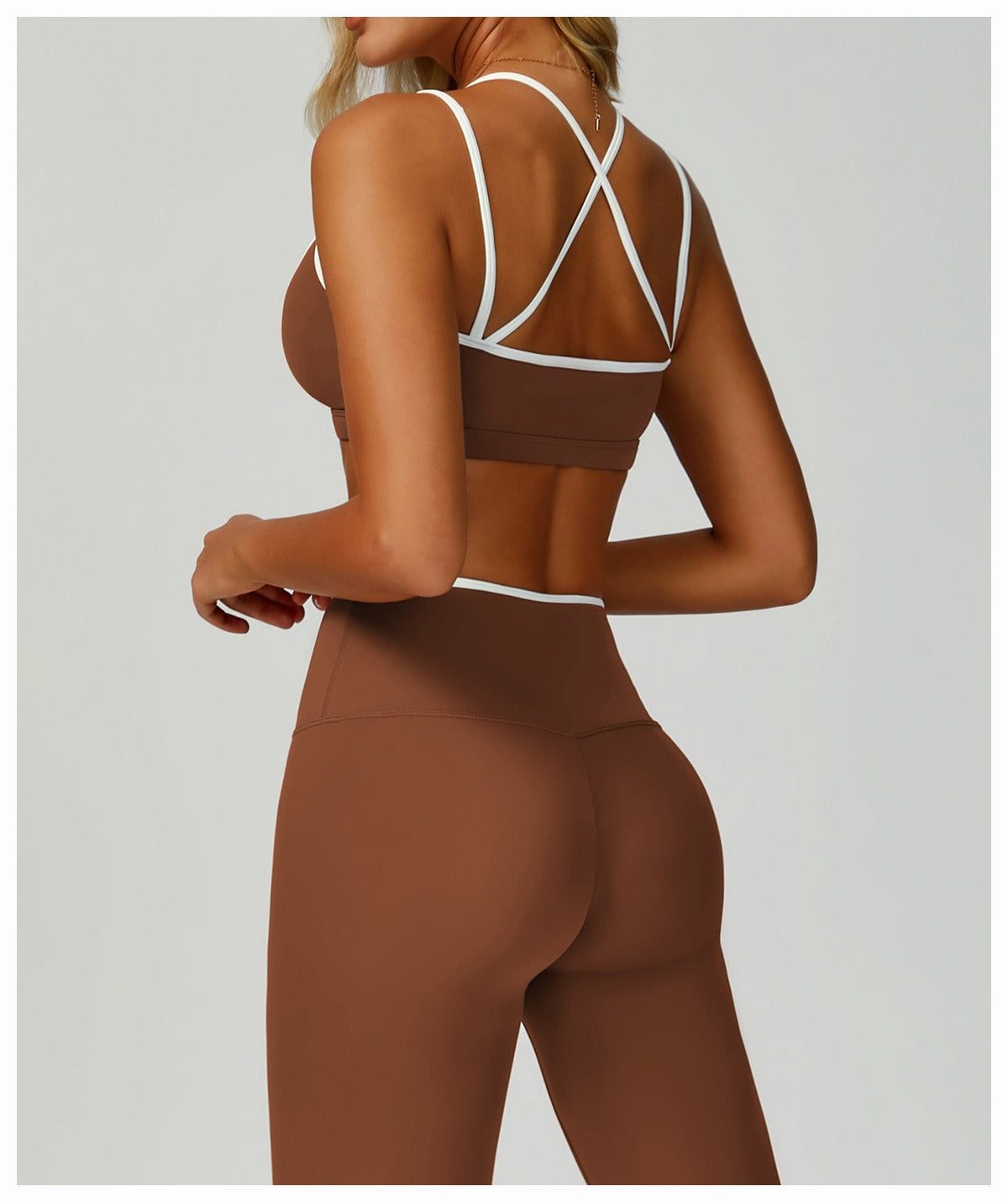 Aura Sports Bra – Women’s Graphic Activewear Top - Aura Linen