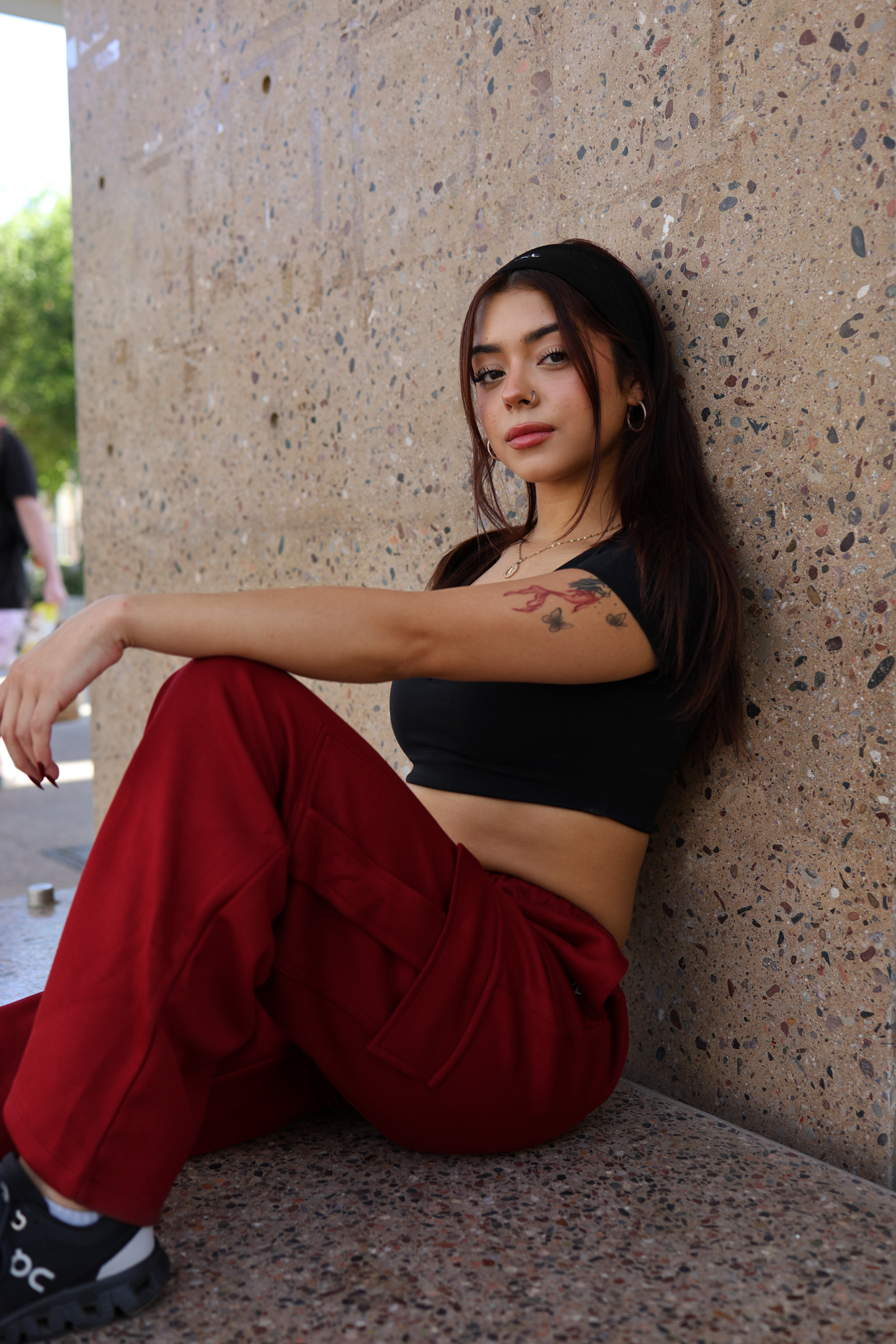 Women’s Training Headband Moisture‑Wicking Non‑Slip Hair Headband - Aura Linen