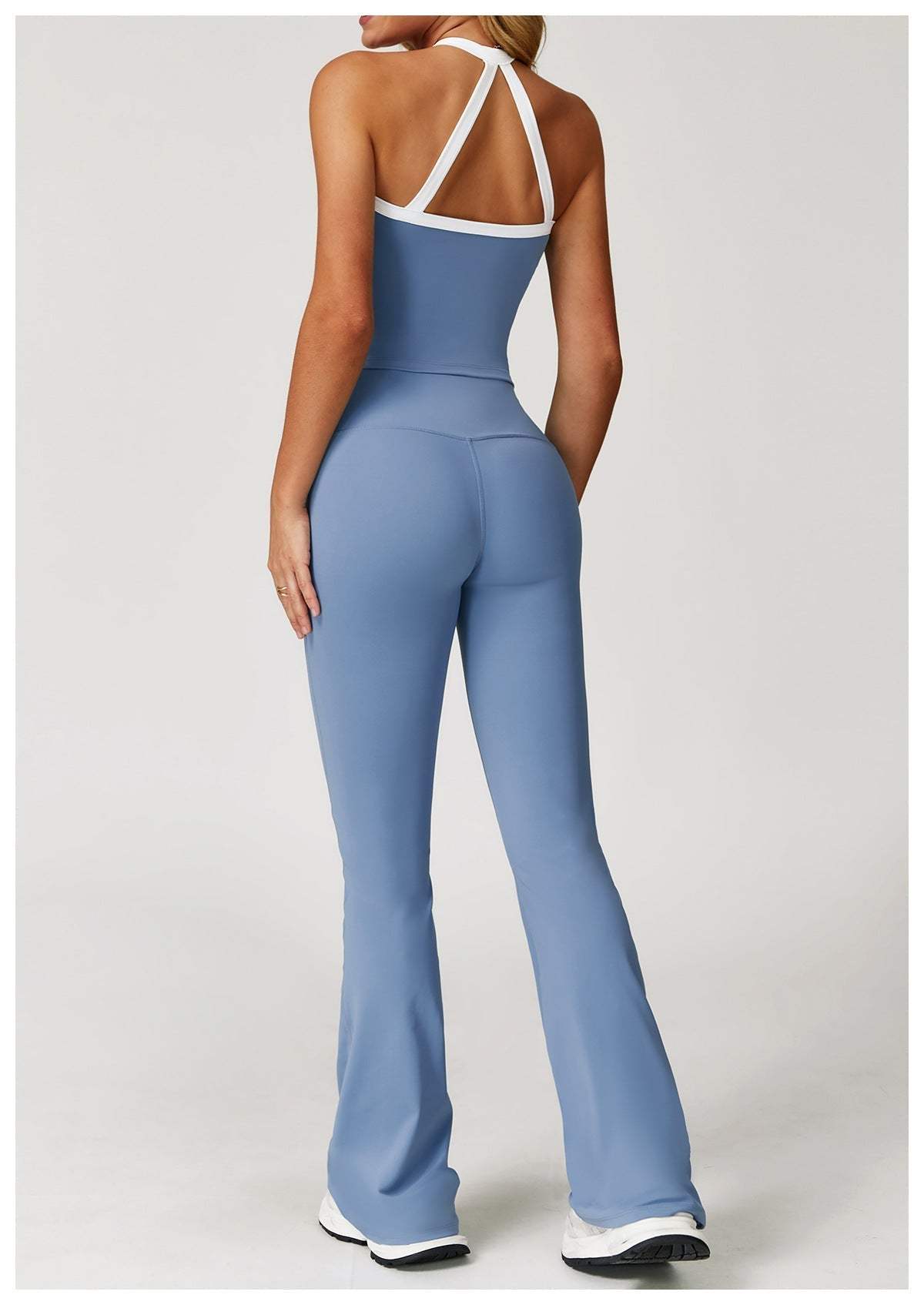 Aura Women’s Navy Sports Bra – Padded Activewear Top for Fitness & Casual