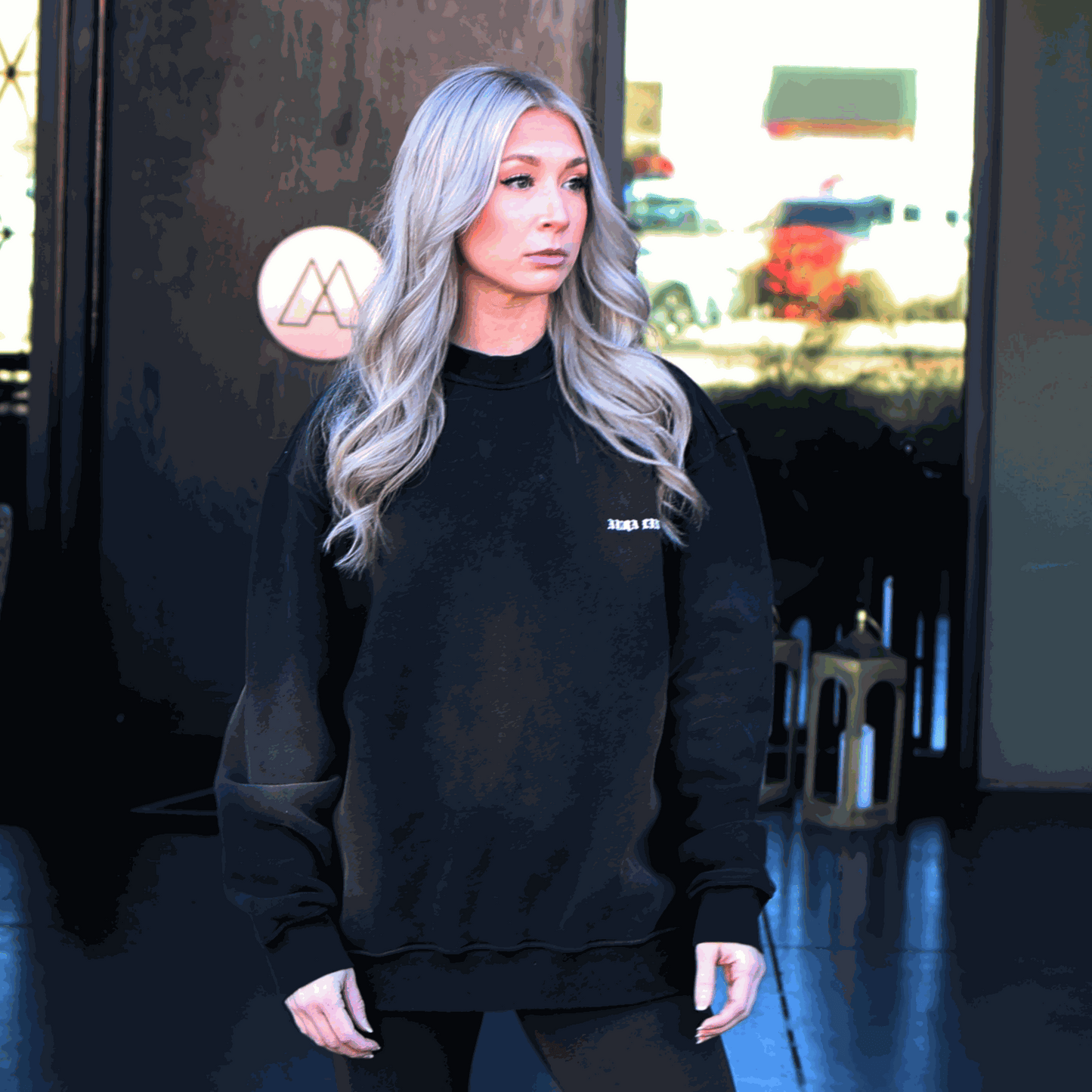 Aura Linen Crewneck sweater