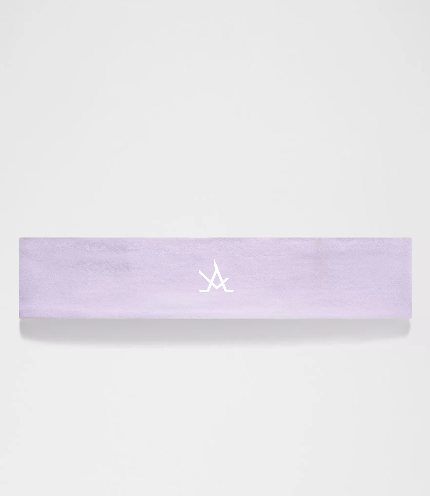Light purple women's training headband with moisture-wicking, non-slip fabric and wide coverage for sports and workouts