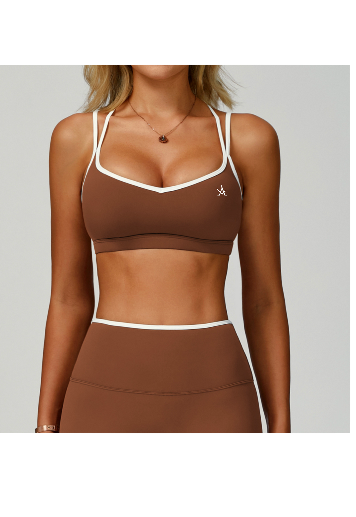 Double strap sports bra - Aura Linen