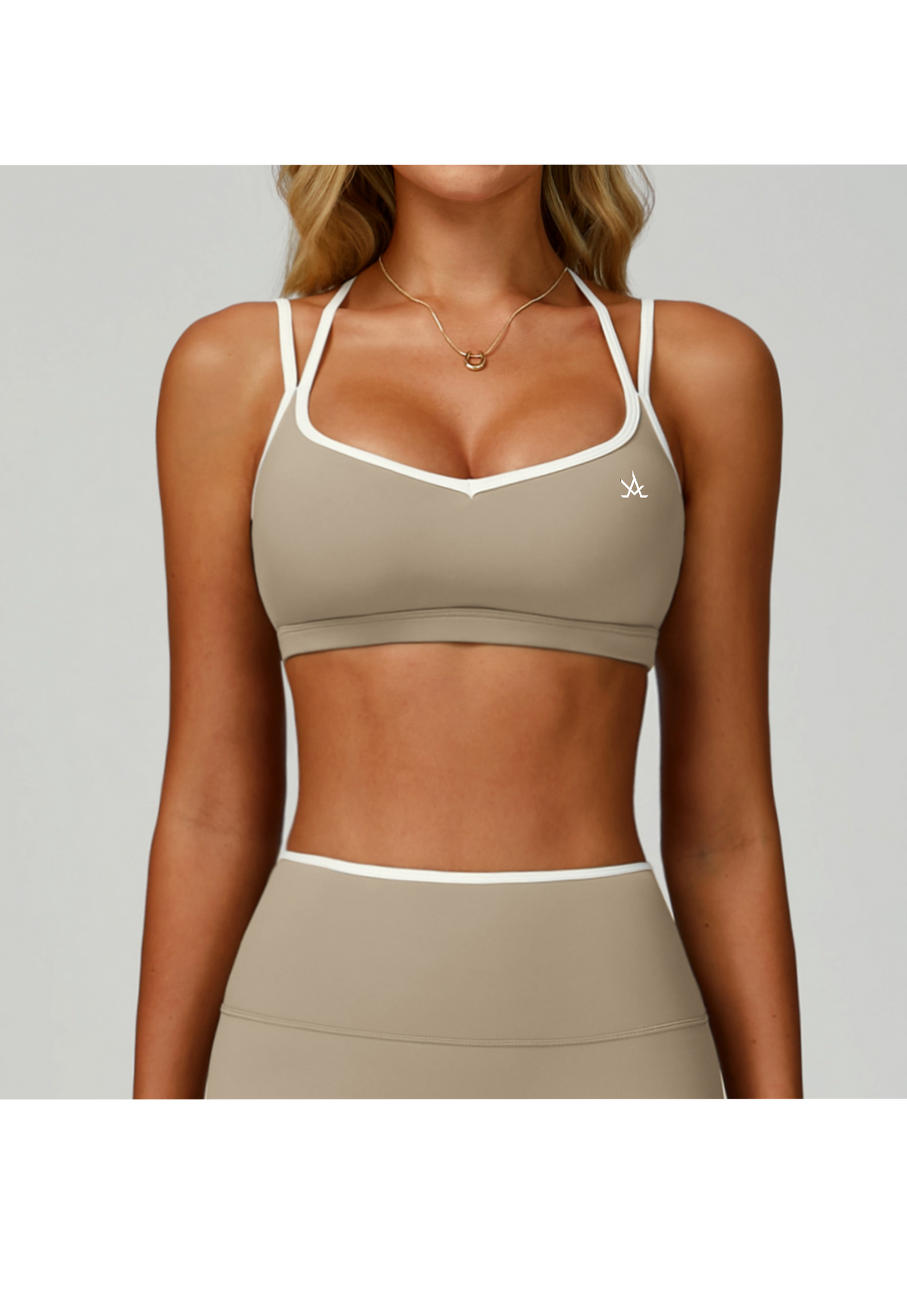Double strap sports bra - Aura Linen
