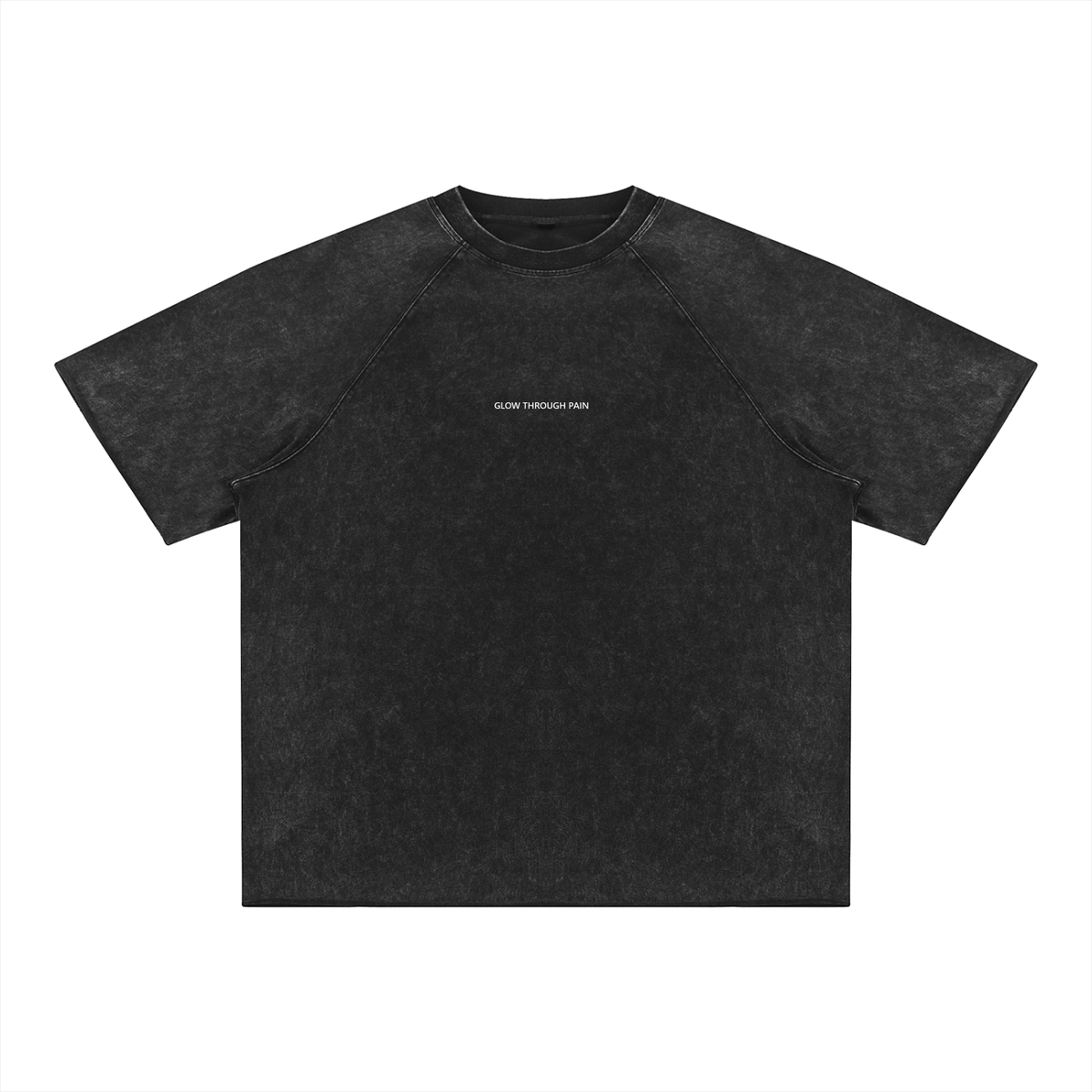 Unisex Mineral Wash Raw Edge T-Shirt