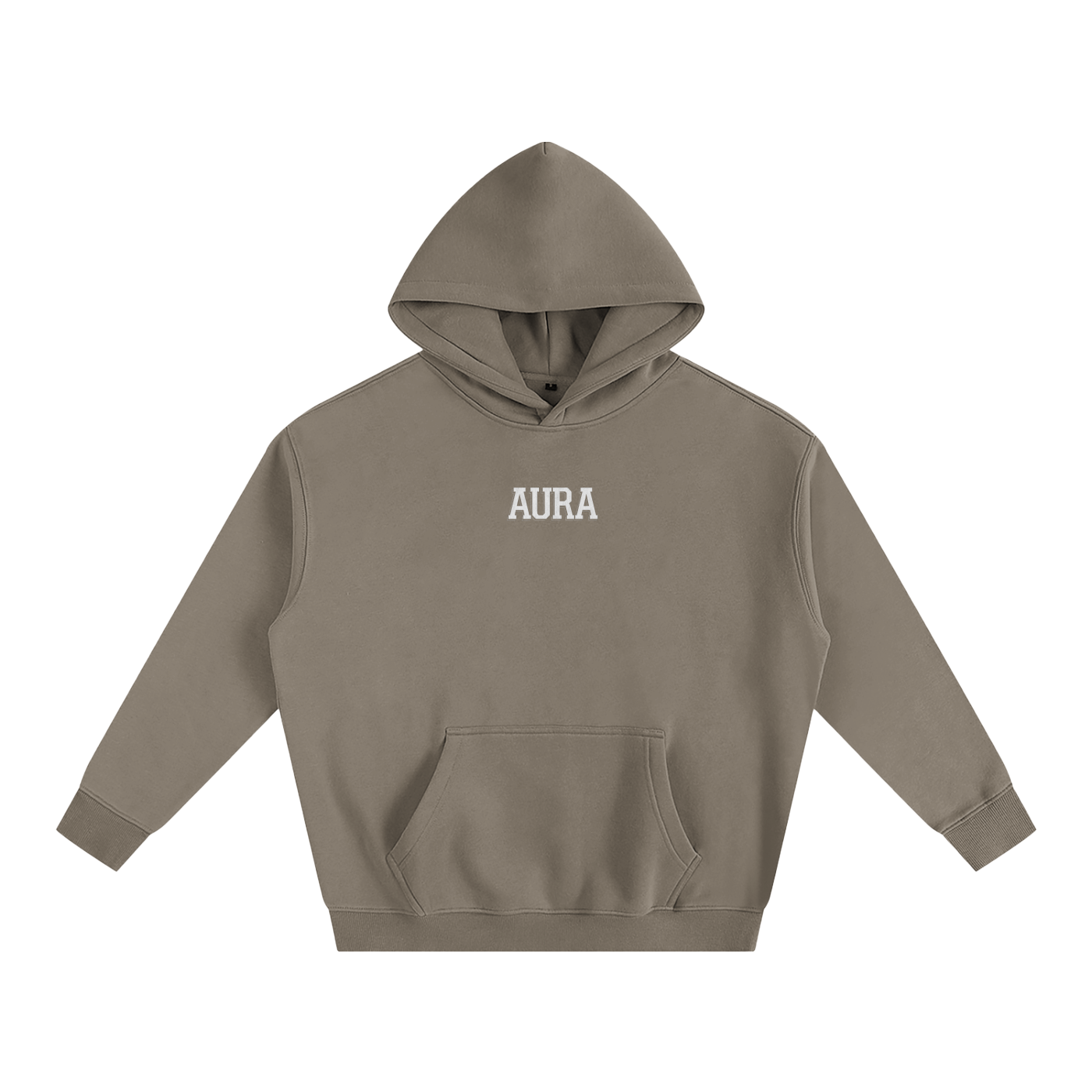 Aura Oversized Fleeced Hoodie – Heavyweight Streetwear Pullover for Men & Women, Gym & Casual Wear - Aura Linen