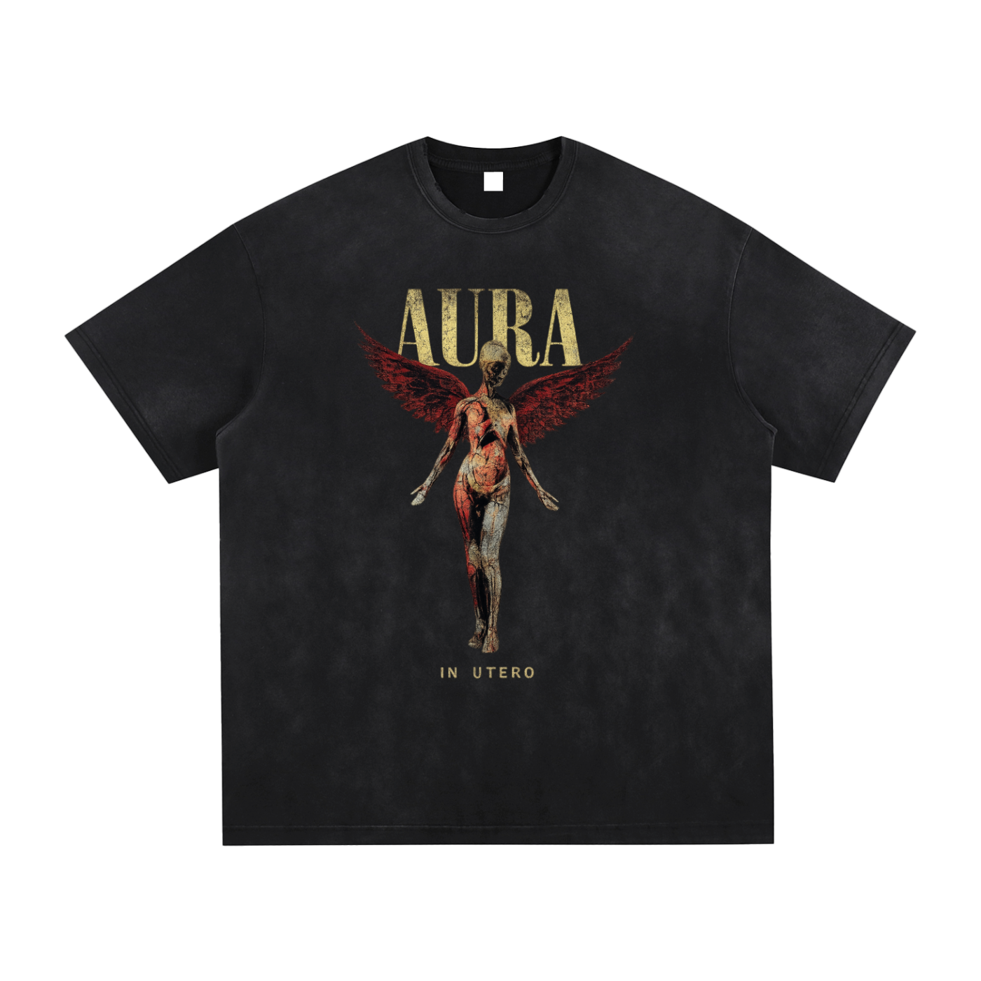 Vintage Washed Hand-Frayed T-Shirt