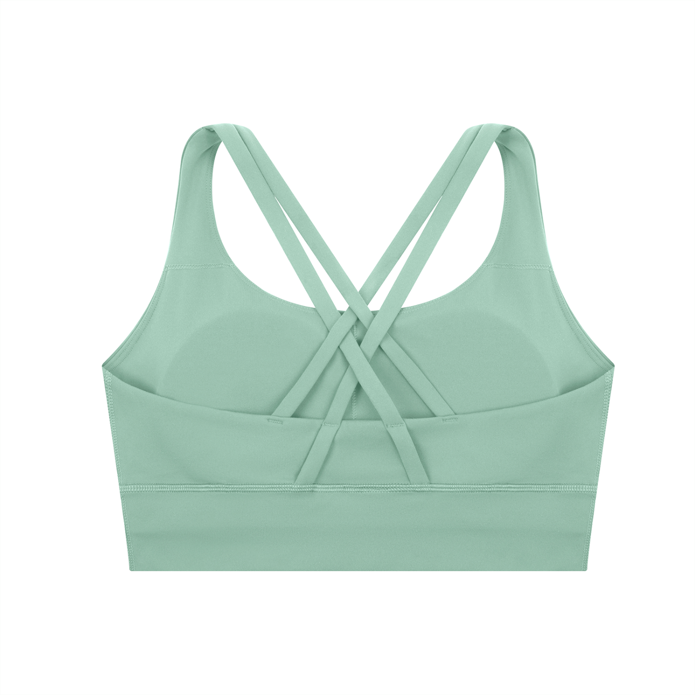 Strappy Criss-Cross Sports Bra - Aura Linen