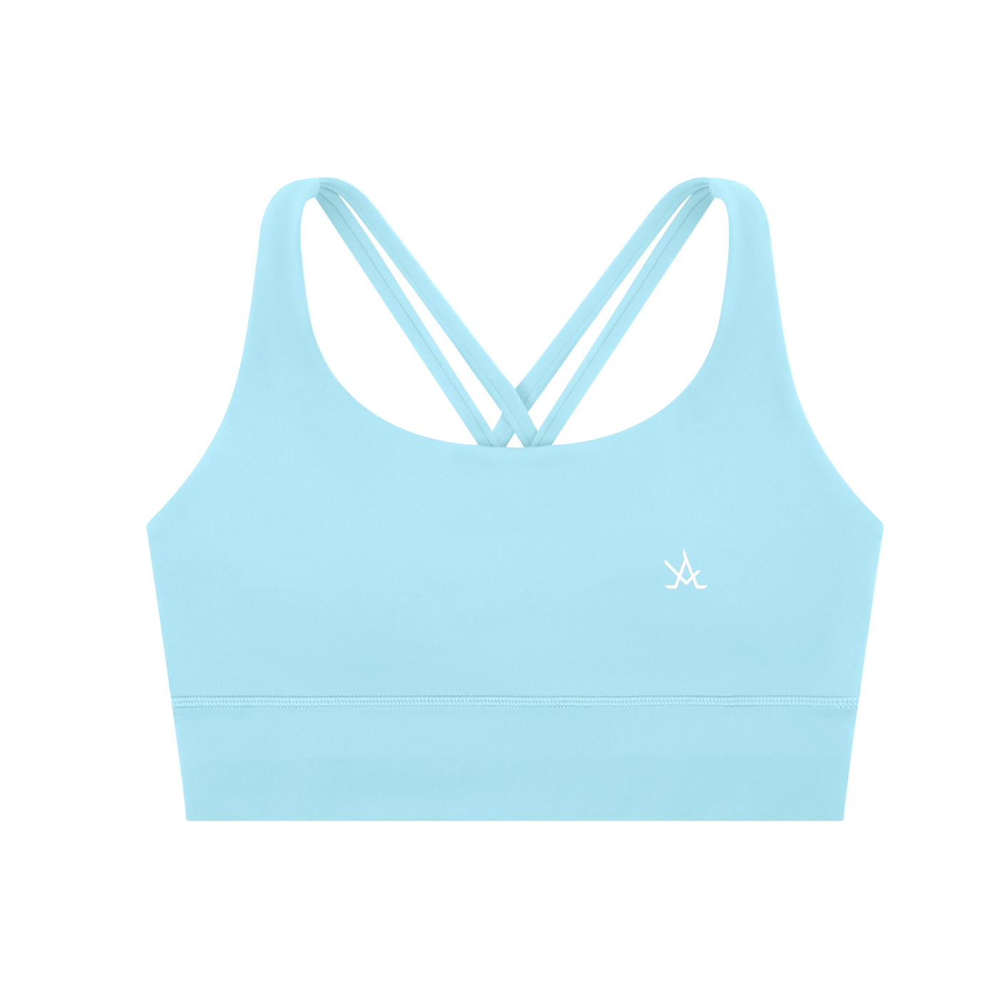 Strappy Criss-Cross Sports Bra - Aura Linen