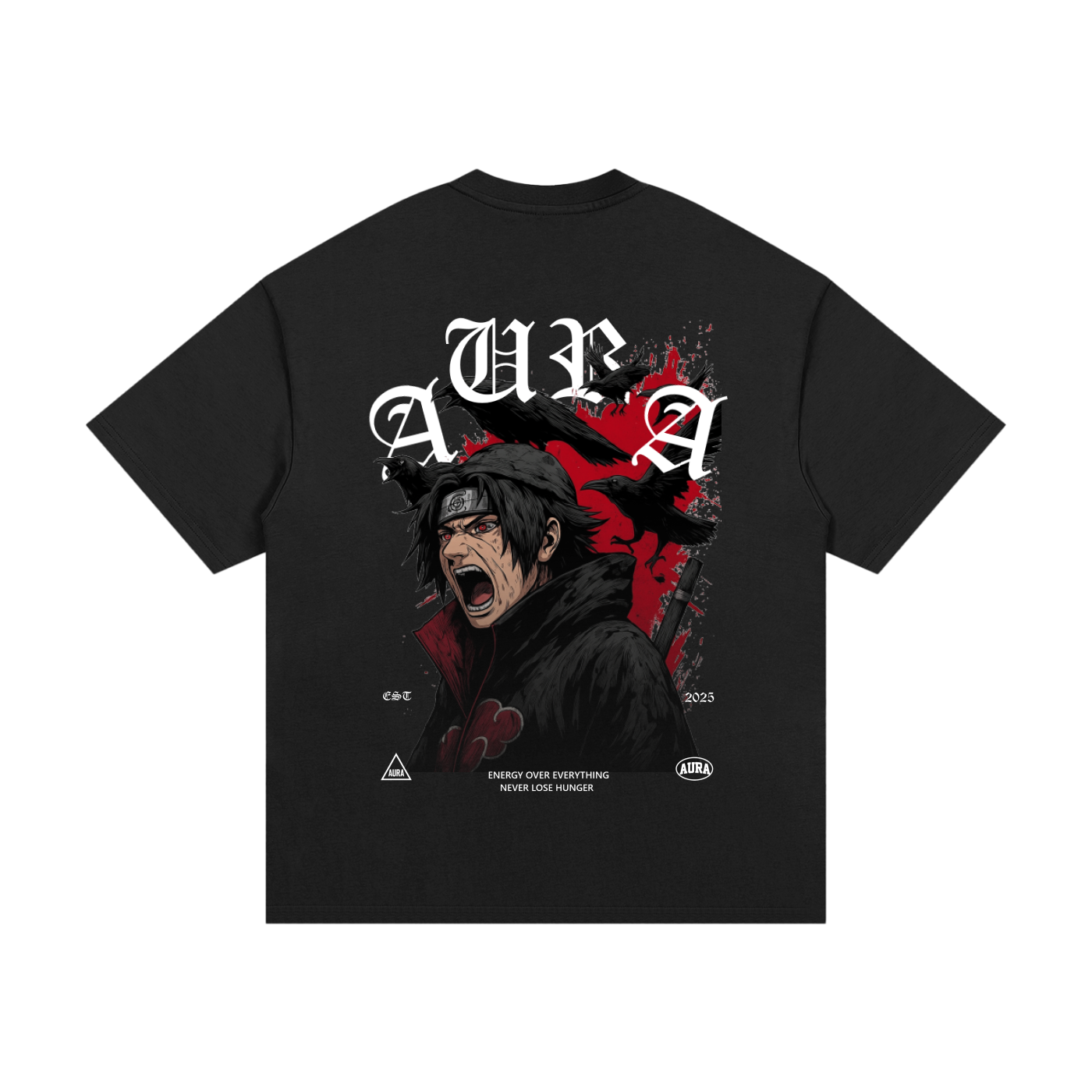 Aura Anime Essential Heavyweight Cotton T-Shirt – Premium Streetwear Tee for Men and Women - Aura Linen