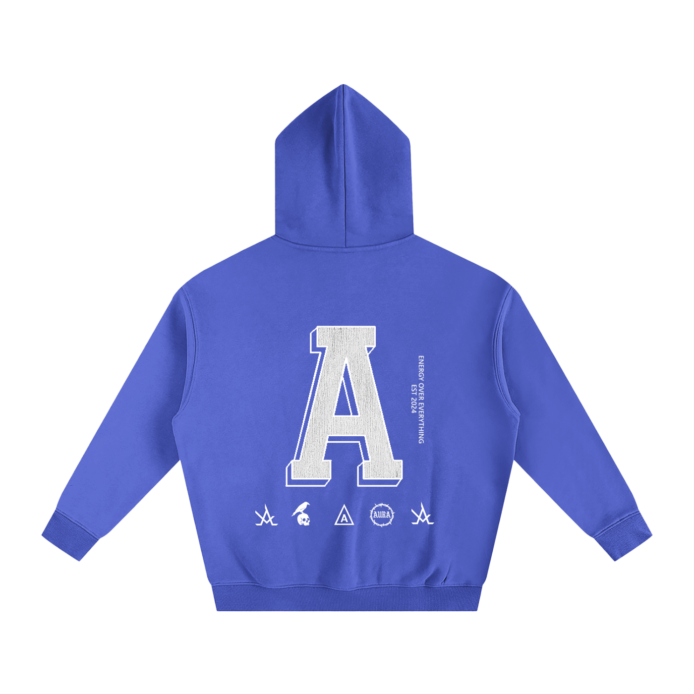 Aura Oversized Fleeced Hoodie – Heavyweight Streetwear Pullover for Men & Women, Gym & Casual Wear - Aura Linen