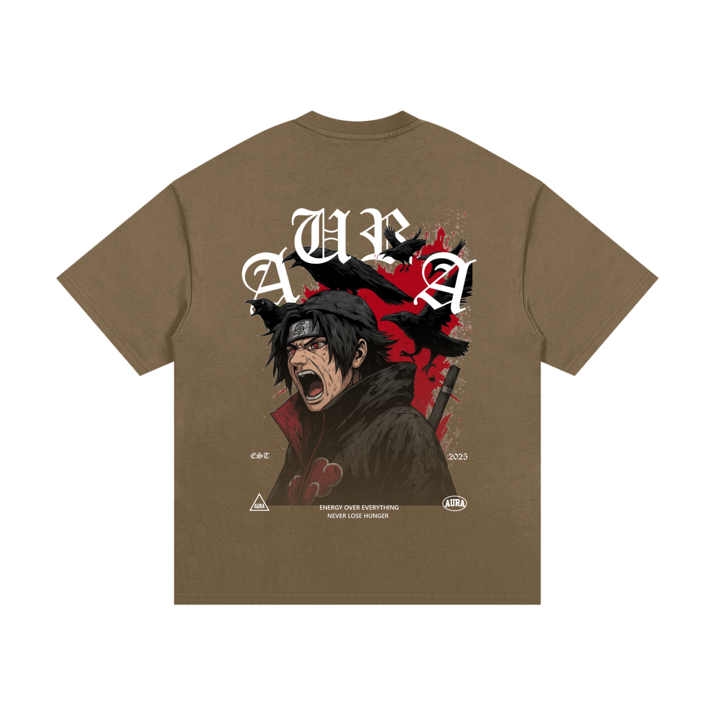 Aura Anime Essential Heavyweight Cotton T-Shirt – Premium Streetwear Tee for Men and Women - Aura Linen