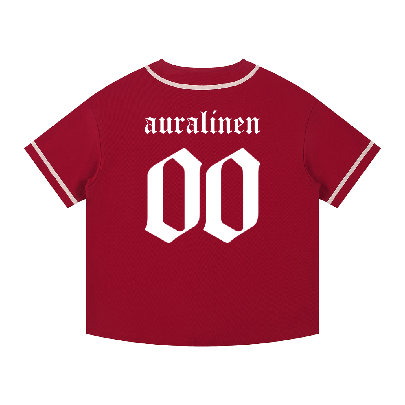 Aura Baseball Jersey – Street Style Button-Up Top for Men and Women