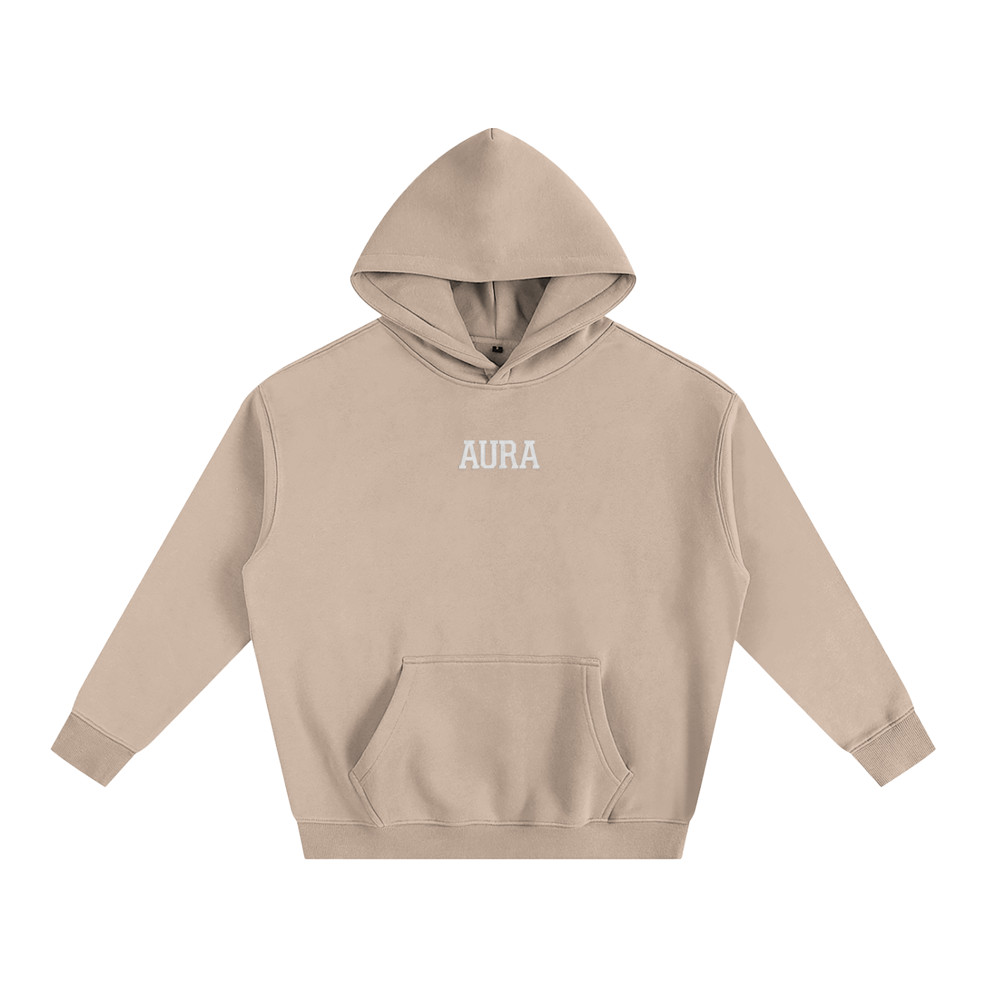 Aura Oversized Fleeced Hoodie – Heavyweight Streetwear Pullover for Men & Women, Gym & Casual Wear - Aura Linen