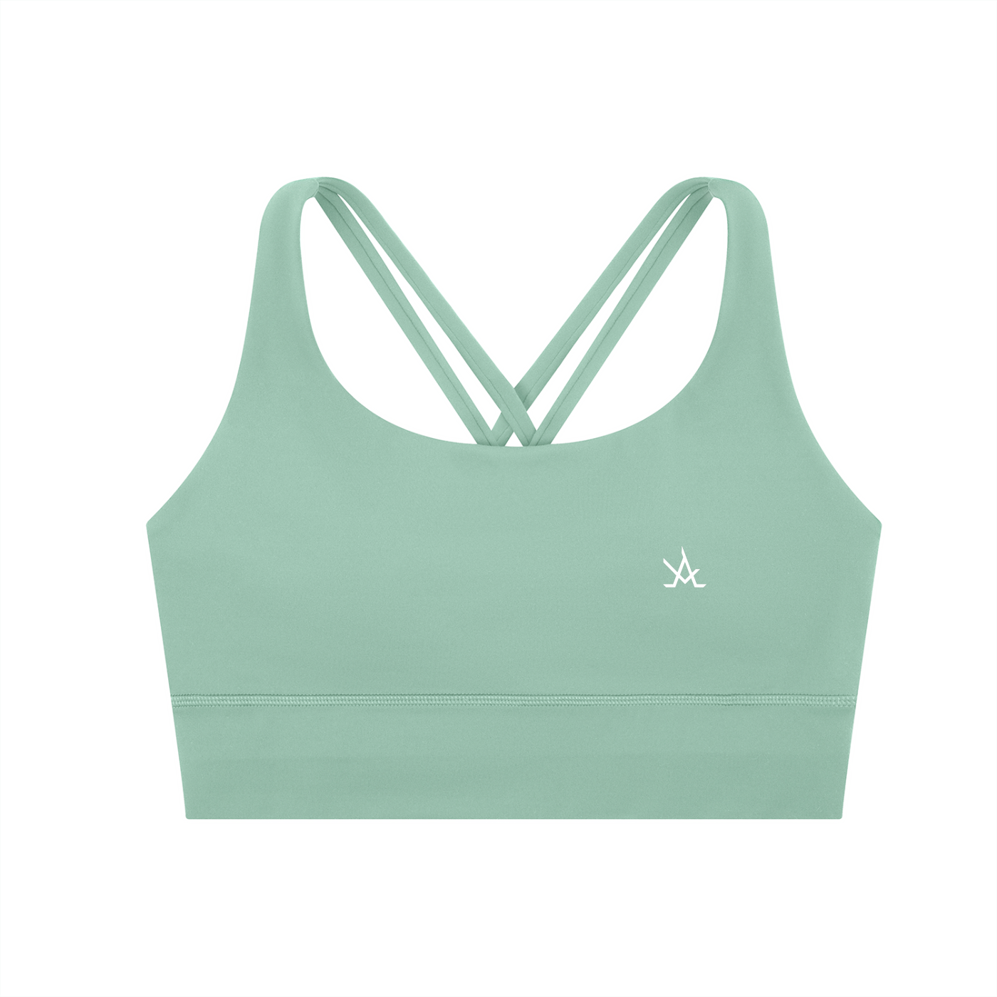 Strappy Criss-Cross Sports Bra - Aura Linen
