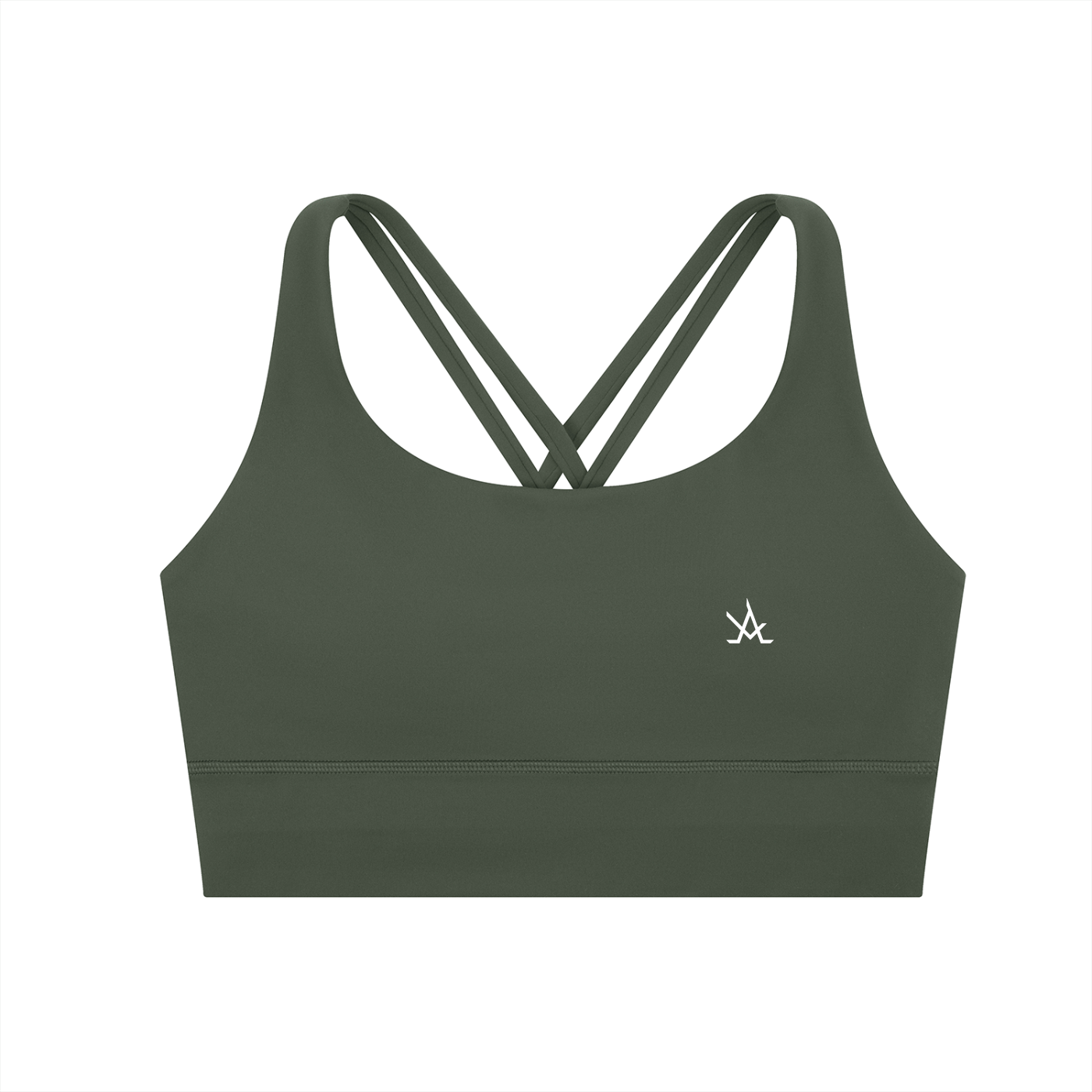 Strappy Criss-Cross Sports Bra - Aura Linen