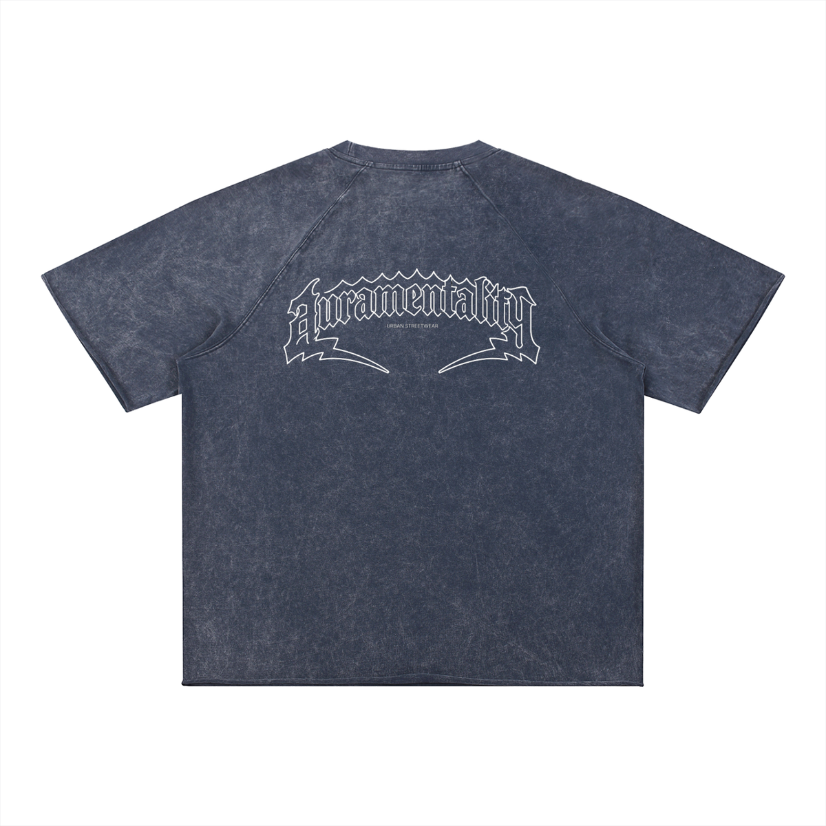 Unisex Mineral Wash Raw Edge T-Shirt