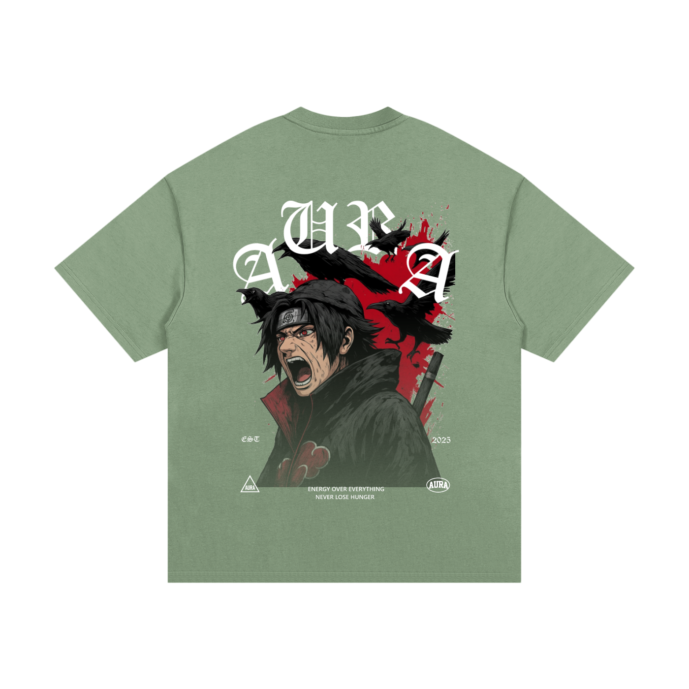 Aura Anime Essential Heavyweight Cotton T-Shirt – Premium Streetwear Tee for Men and Women - Aura Linen